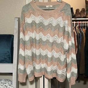 Lightweight sweater with holes - will need something underneath